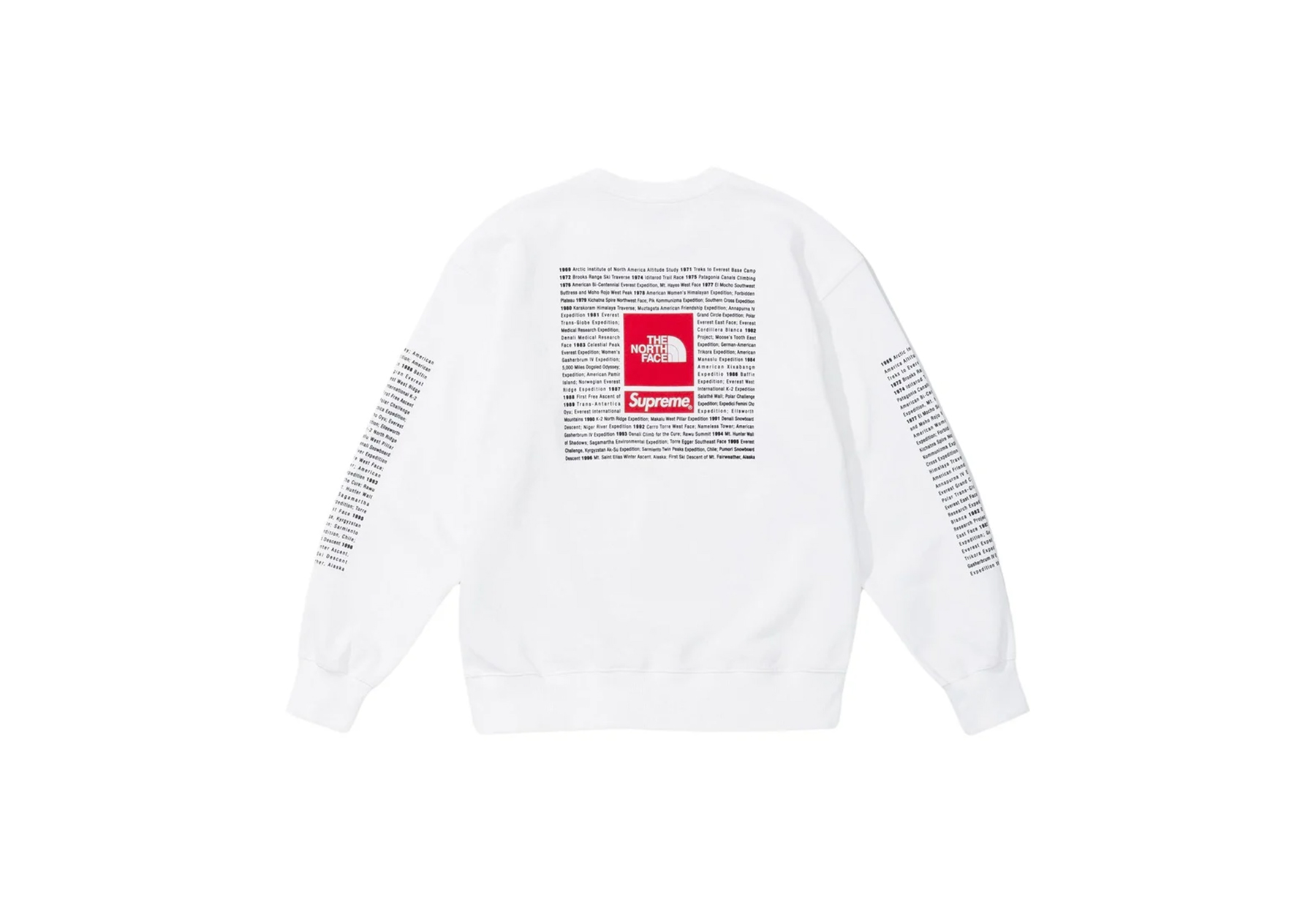 Supreme x The North Face Crewneck White (SS24) WHITE sneaker – authenticated on KLEKT