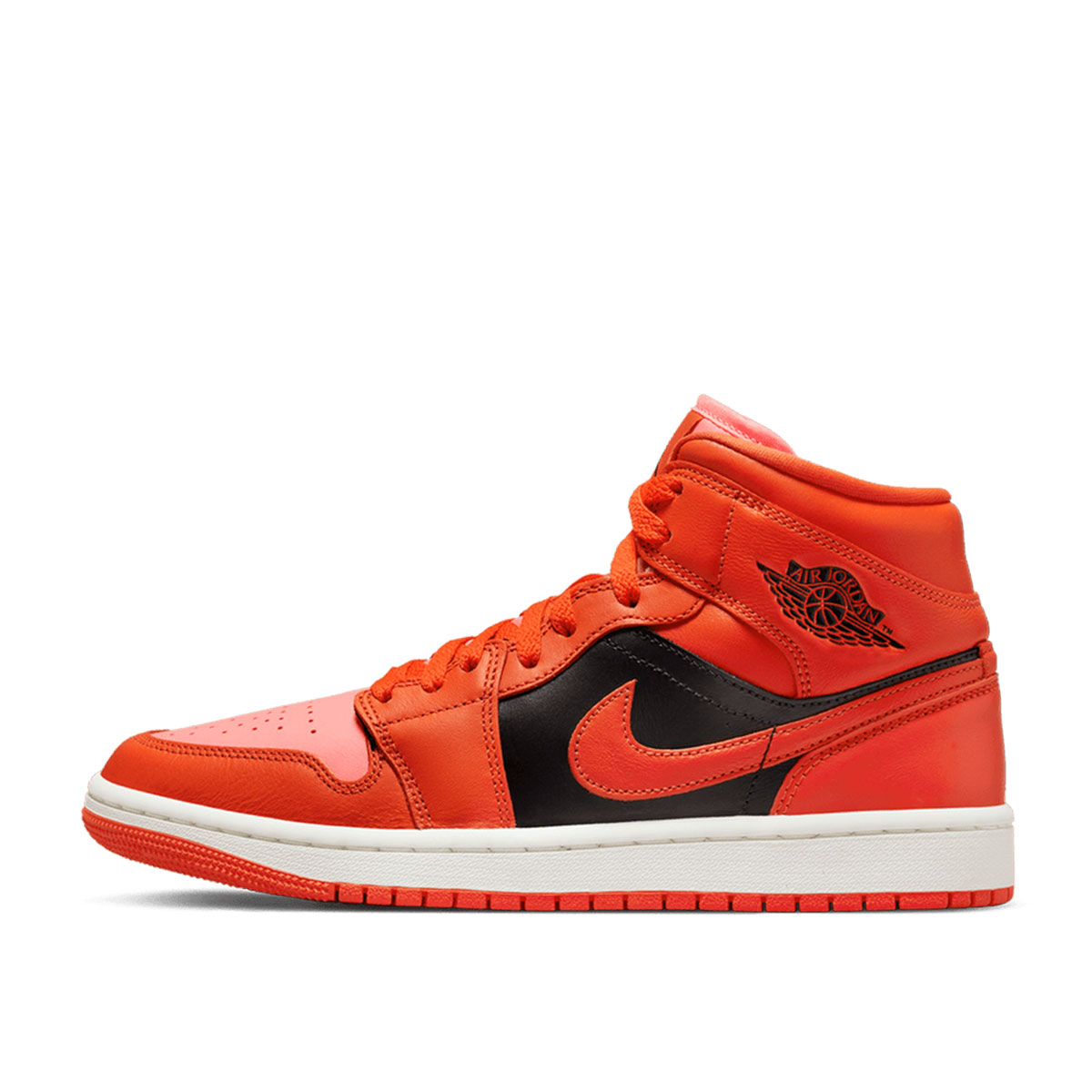 Air Jordan WMNS 1 Mid Orange Black (2022) sneaker – authenticated on KLEKT