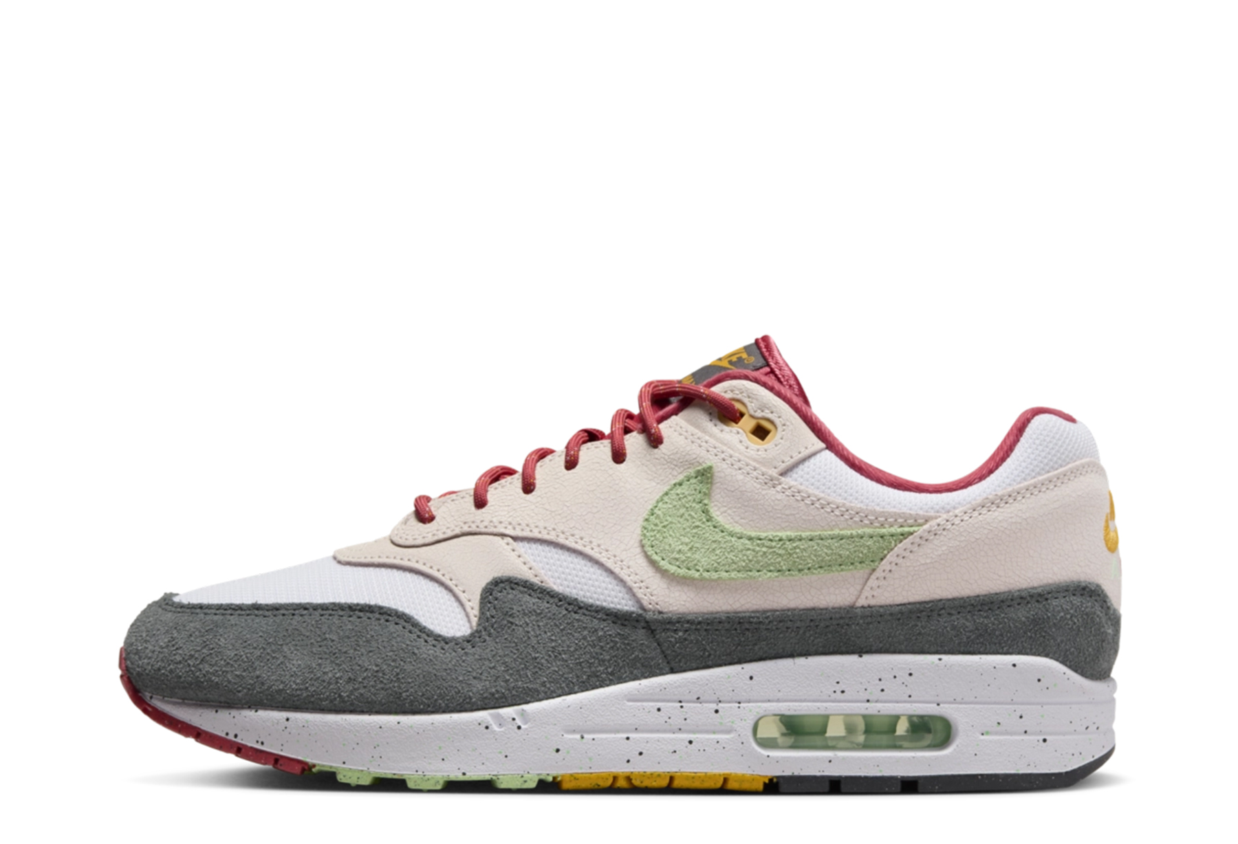 Nike Air Max 1 'Cracked Multi-Color' (2024) Light Soft Pink/Vapor Green/Anthracite sneaker – authenticated on KLEKT