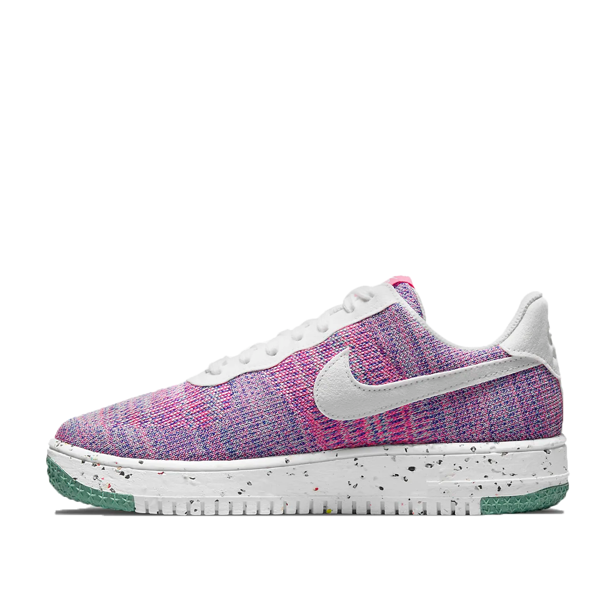 Nike WMNS Air Force 1 Crater FlyKnit Fuchsia Glow (2021) FUCHSIA GLOW/PINK BLAST/GREEN GLOW/WHITE sneaker – authenticated on KLEKT