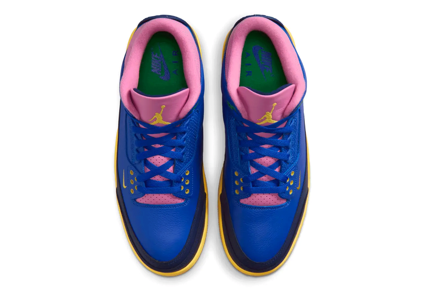 Air Jordan 3 Retro 'Brazil' (2026) Racer Blue/Lucky Green/Blue Void/Varsity Maize sneaker – authenticated on KLEKT