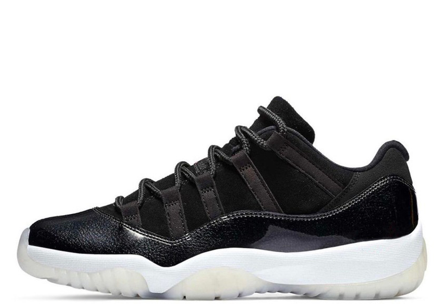 Air Jordan 11 Low 72-10	(2022) black/white sneaker – authenticated on KLEKT