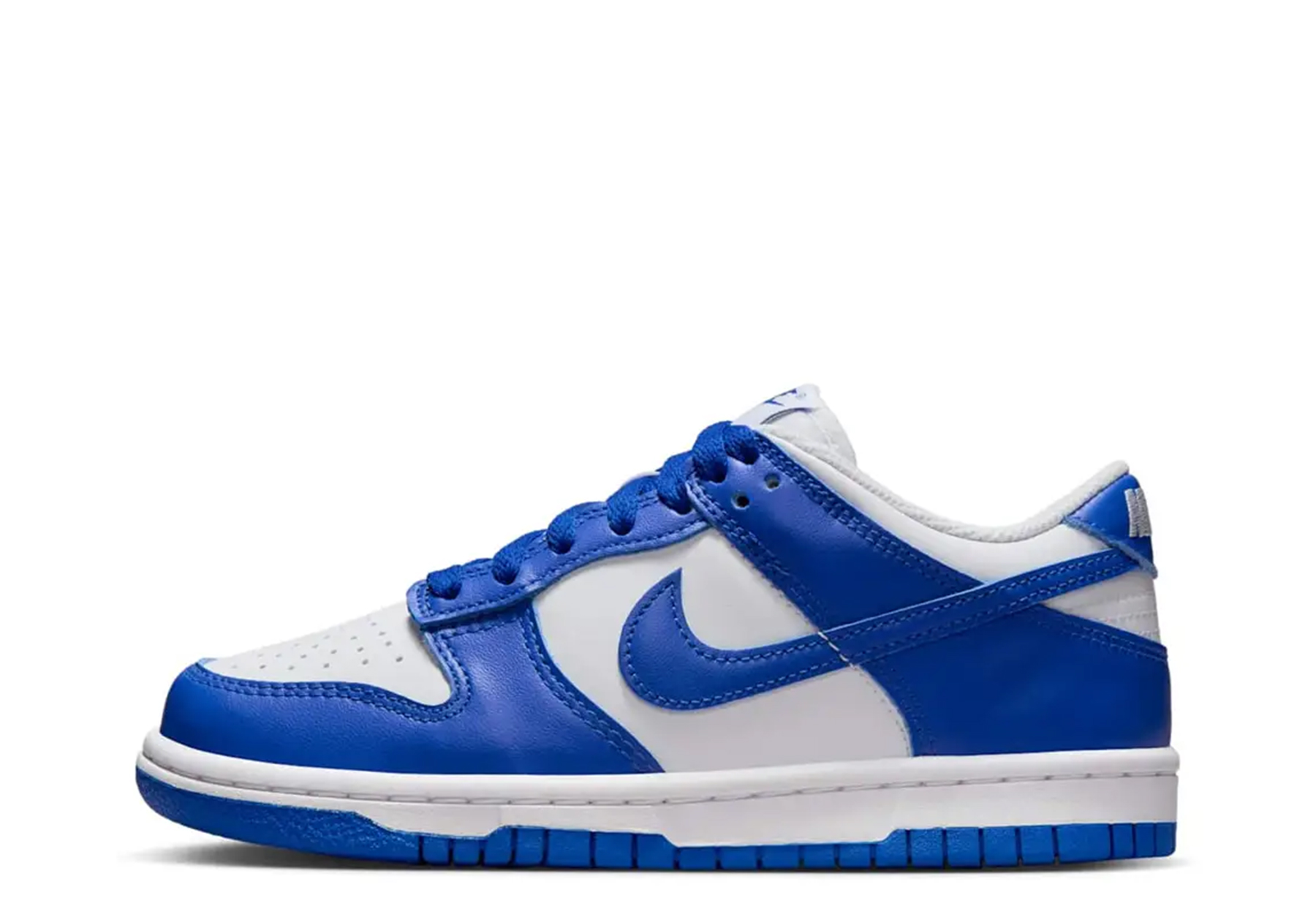 Nike Dunk Low GS 'White Hyper Royal' (2025) BLUE sneaker – authenticated on KLEKT
