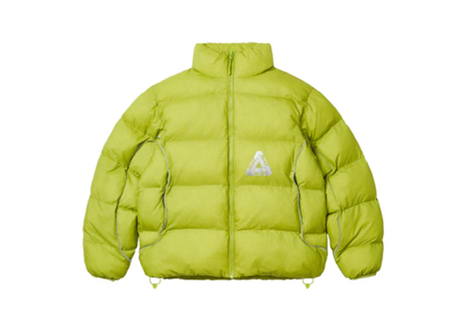 Palace Ripstop Puffa 'Lime' (FW25) – authenticated on KLEKT