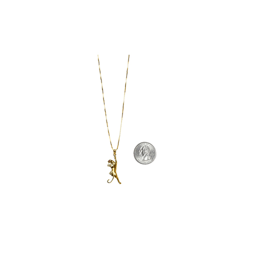 Supreme Panther 14K Gold Pendant Chain (FW18)
