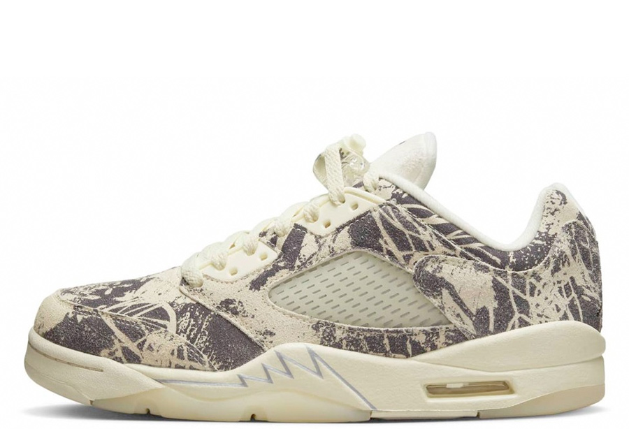 Air Jordan 5 Low WMNS 'Expression' Coconut Milk/Black/White sneaker – authenticated on KLEKT