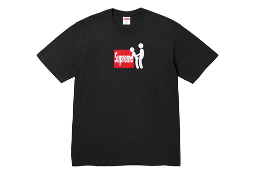 Supreme Stick Tee 'Black' (FW25) – authenticated on KLEKT