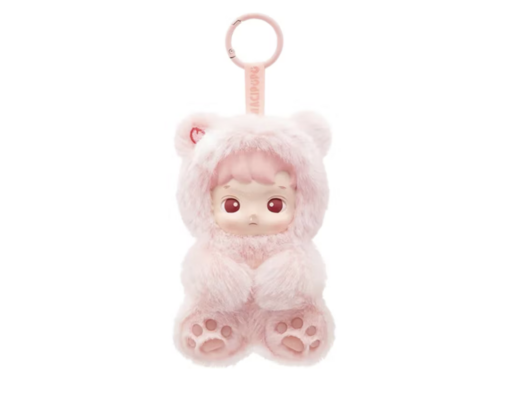 Pop Mart HACIPUPU Gummy Bear Series Vinyl 'Peach Flavor' Plush Pendant (2025)