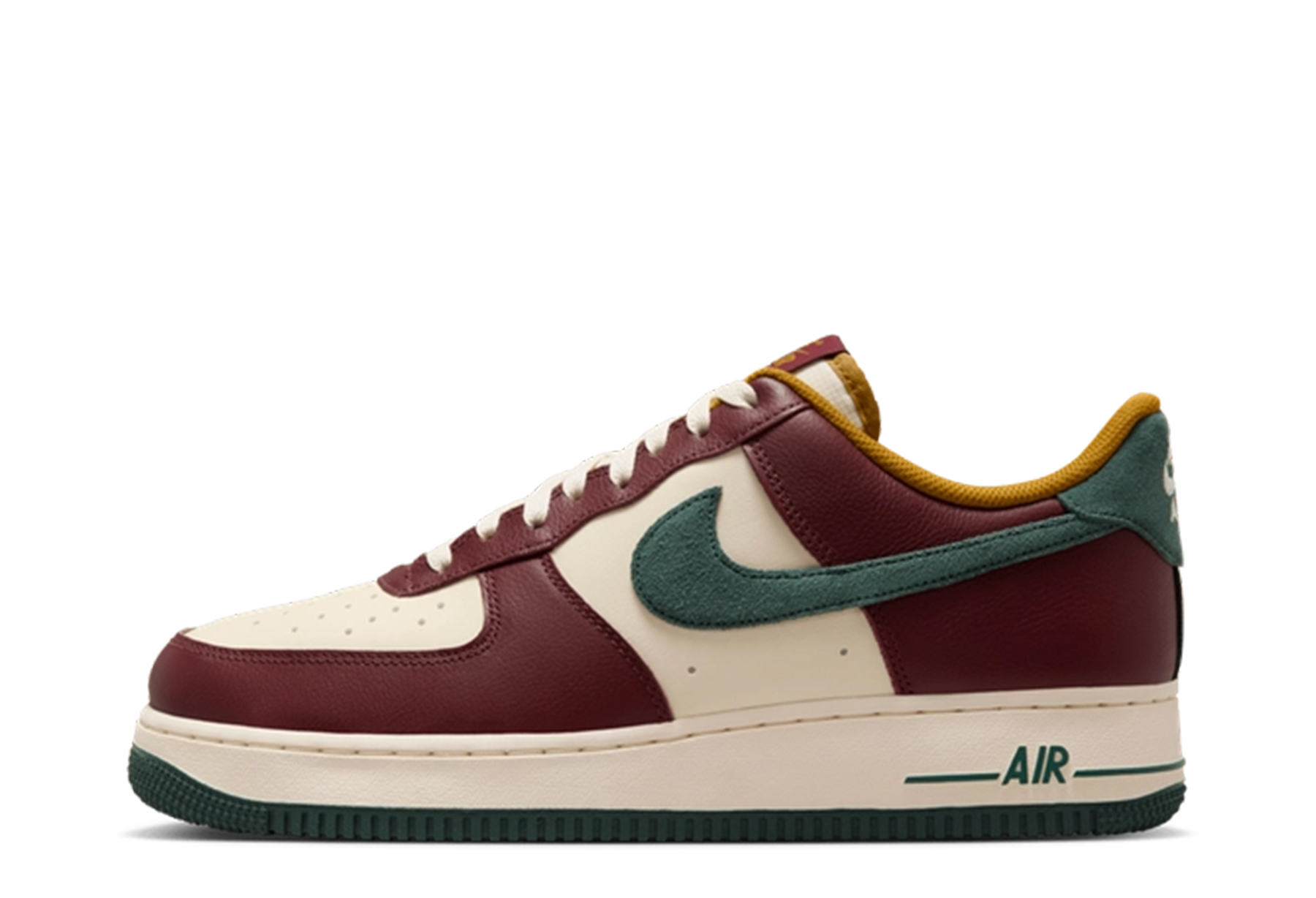 Nike Air Force 1 '07 LV8 'Dark Team Red' (2024) Coconut Milk/Vintage Green/Dark Team Red sneaker – authenticated on KLEKT