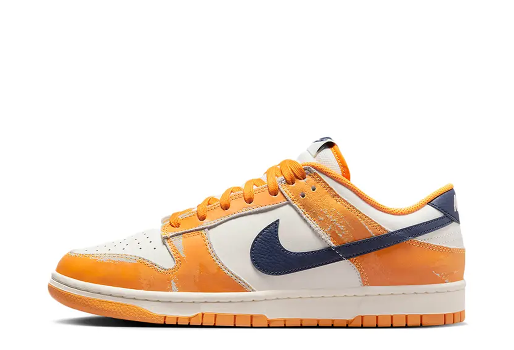 Nike Dunk Low Wear and Tear Yellow (2023) WHITE/YELLOW/NAVY sneaker – authenticated on KLEKT