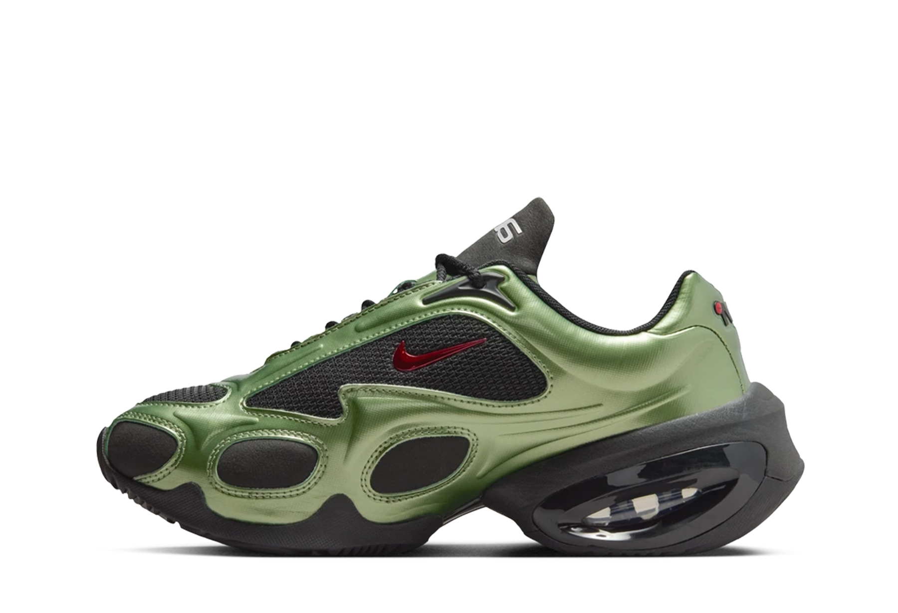 Nike Air Max Nike Air Max Muse 'Oil Green' (2025) Black/Oil Green/Metallic Silver/University Red Black/Oil Green/Metallic Silver/University Red sneaker – authenticated on KLEKT