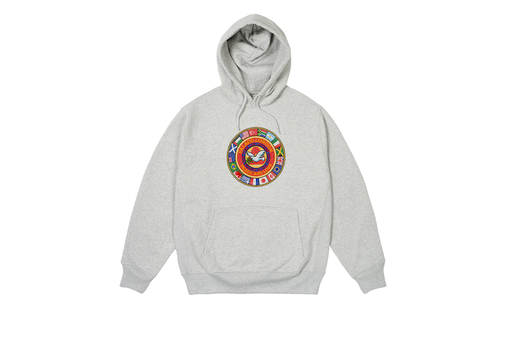 Palace Nations Hood 'Grey Marl' (FW24)