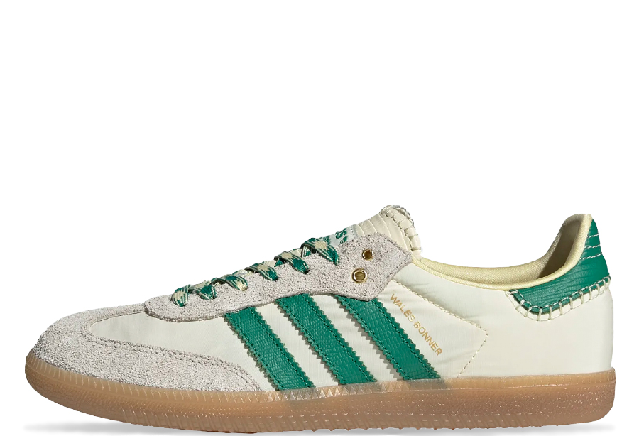 Adidas x Wales Bonner Samba Cream Green (2022) Cream White / Bold Green / Easy Yellow sneaker – authenticated on KLEKT