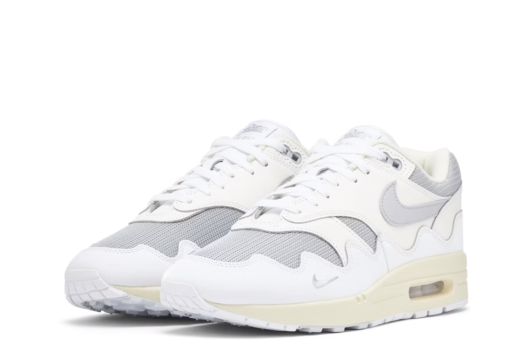 Nike x Patta Air Max 1 'White' (2022) White / Silver sneaker – authenticated on KLEKT