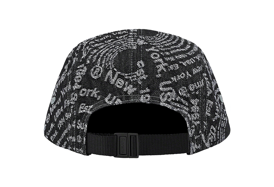 Supreme Circles Jacquard Denim Camp Cap Black (FW21) BLACK sneaker – authenticated on KLEKT