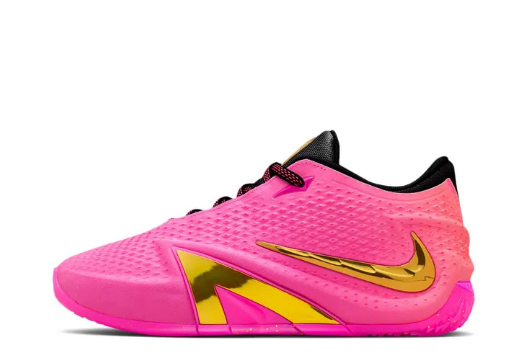 Nike Ja 4 'Rise' (2026) PINK/BLACK/METALLIC GOLD sneaker – authenticated on KLEKT
