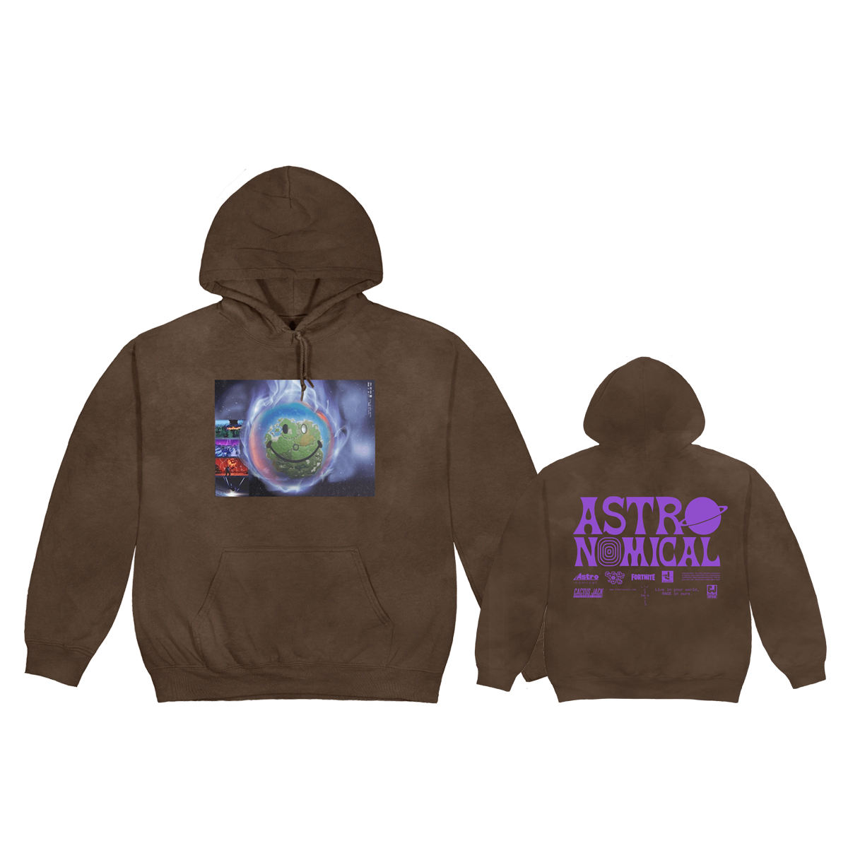 Travis Scott World Event Hoodie (2020) BROWN/MULTI sneaker – authenticated on KLEKT