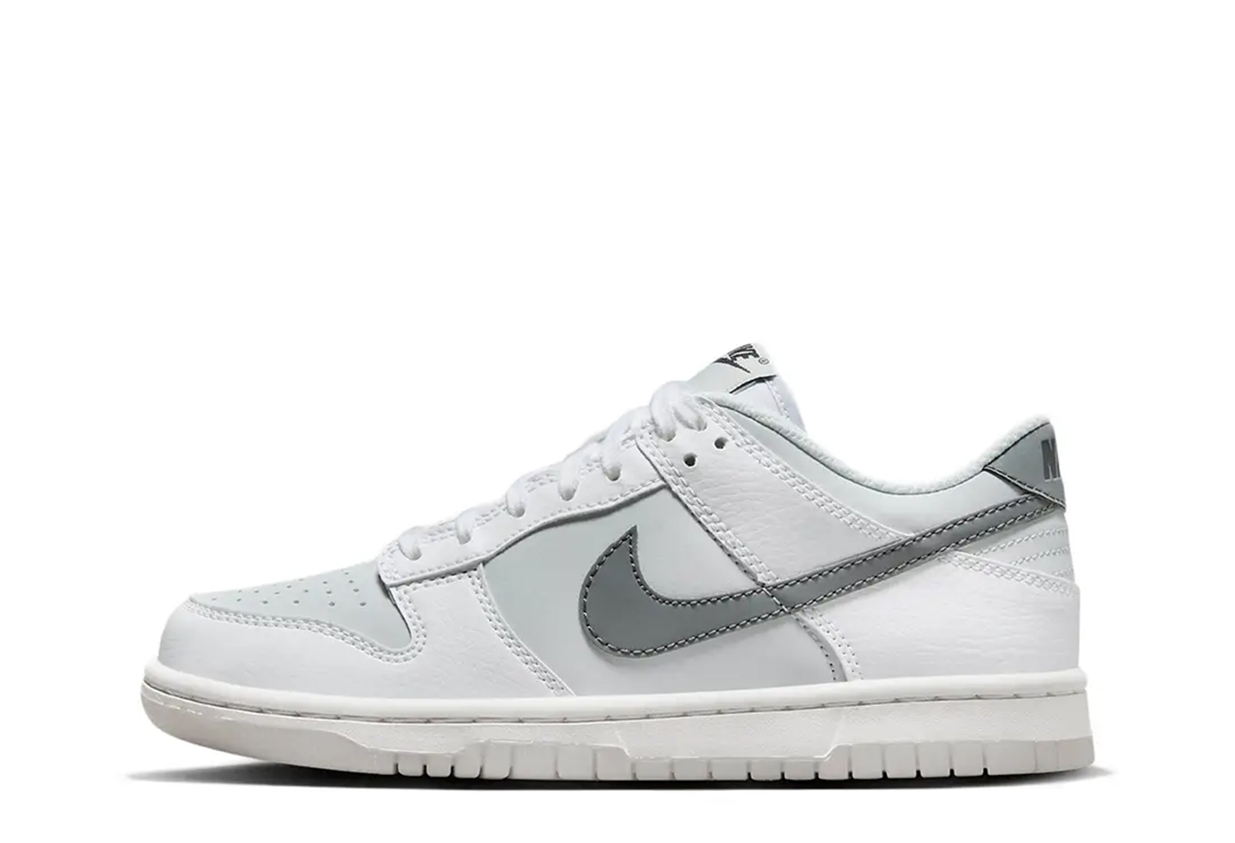 Nike Dunk Low GS 'White Grey' (2023) WHITE/GREY sneaker – authenticated on KLEKT