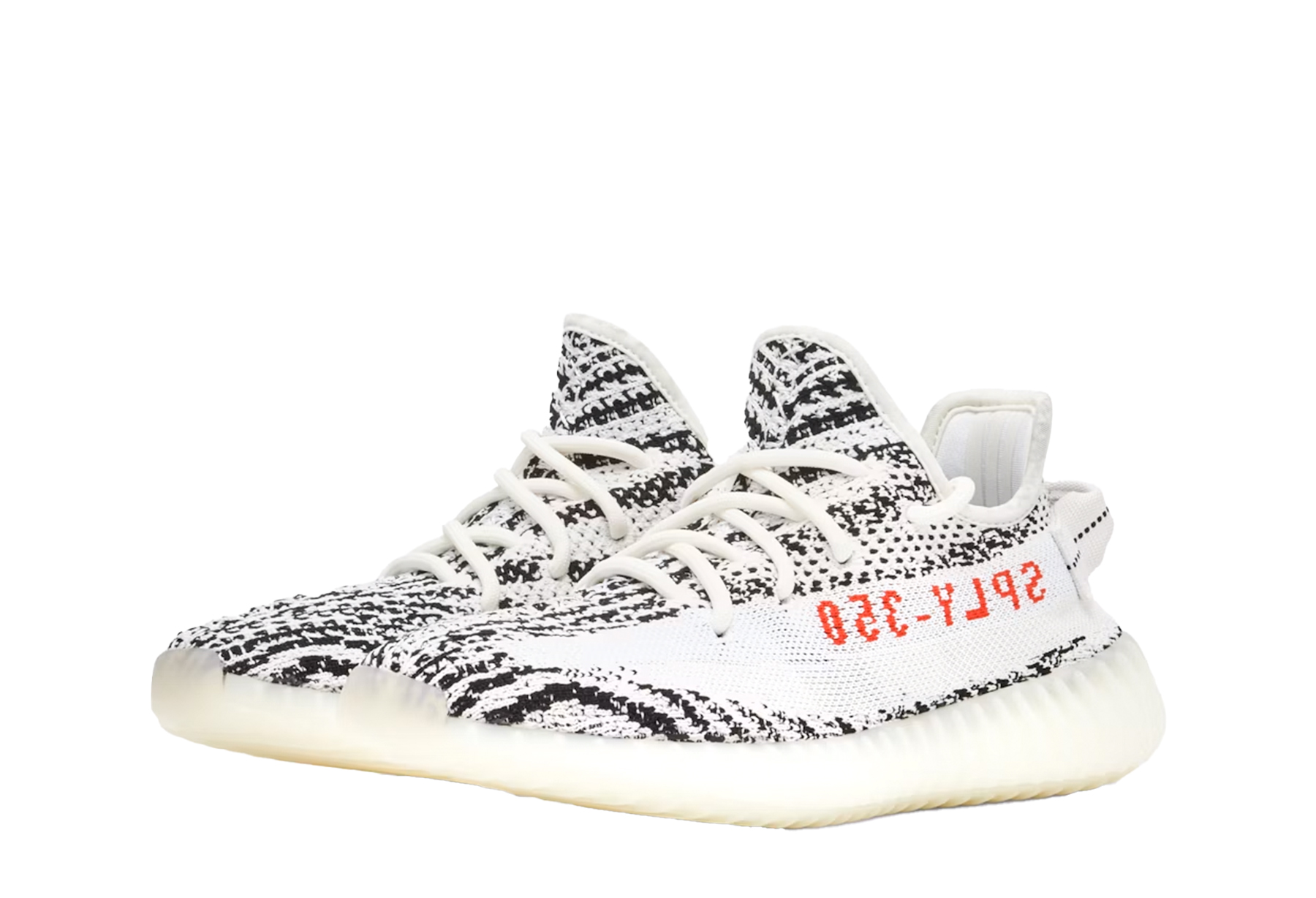 Yeezy Boost 350 V2 'Zebra' WHITE/CORE BLACK/RED sneaker – authenticated on KLEKT