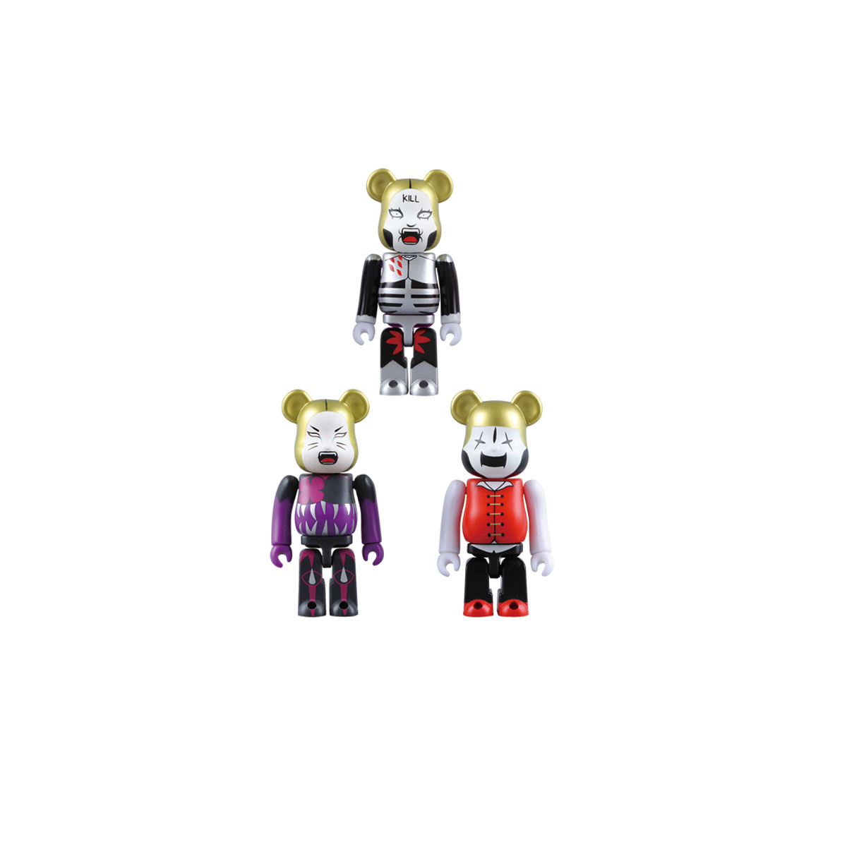 Bearbrick GoToDMC/DMC BE@RBRICK BEAMS (2008) BLACK/RED/GOLD/WHITE/PURPLE/MULTI sneaker – authenticated on KLEKT