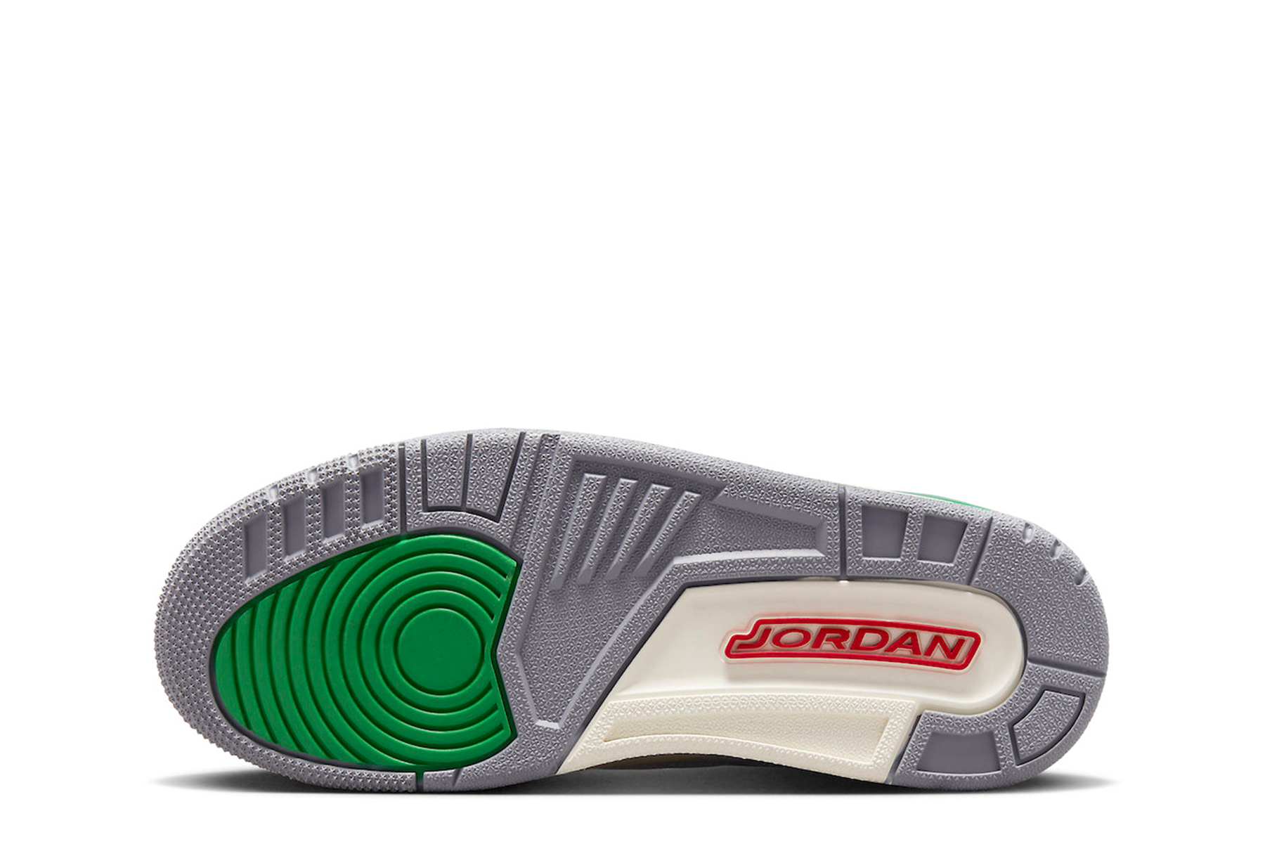 Air Jordan 3 WMNS 'Lucky Green' (2023) White/Varsity Red-Lucky Green-Cement Grey-Anthracite-Sail sneaker – authenticated on KLEKT