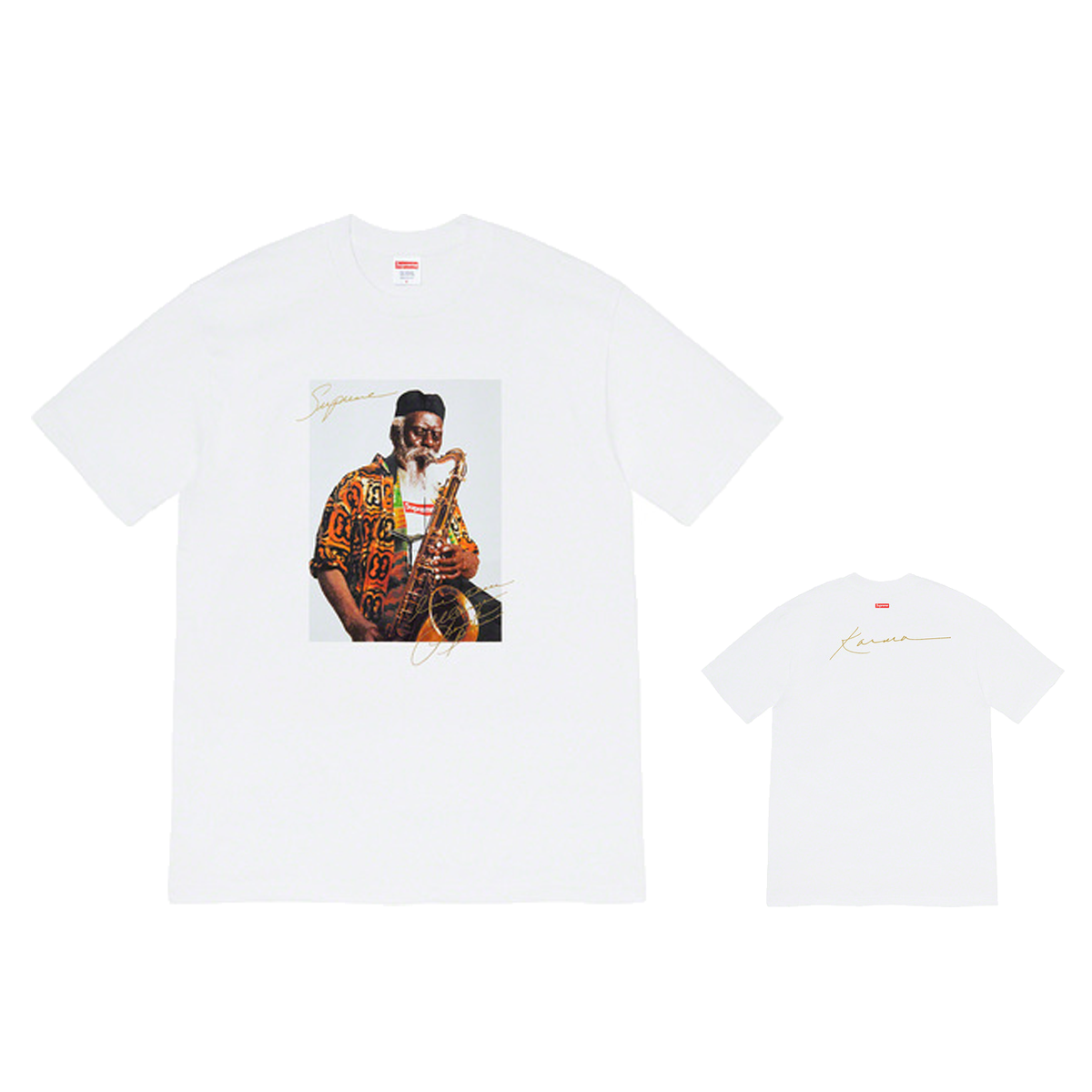 Supreme Pharoah Sanders Tee White (FW20) sneaker – authenticated on KLEKT