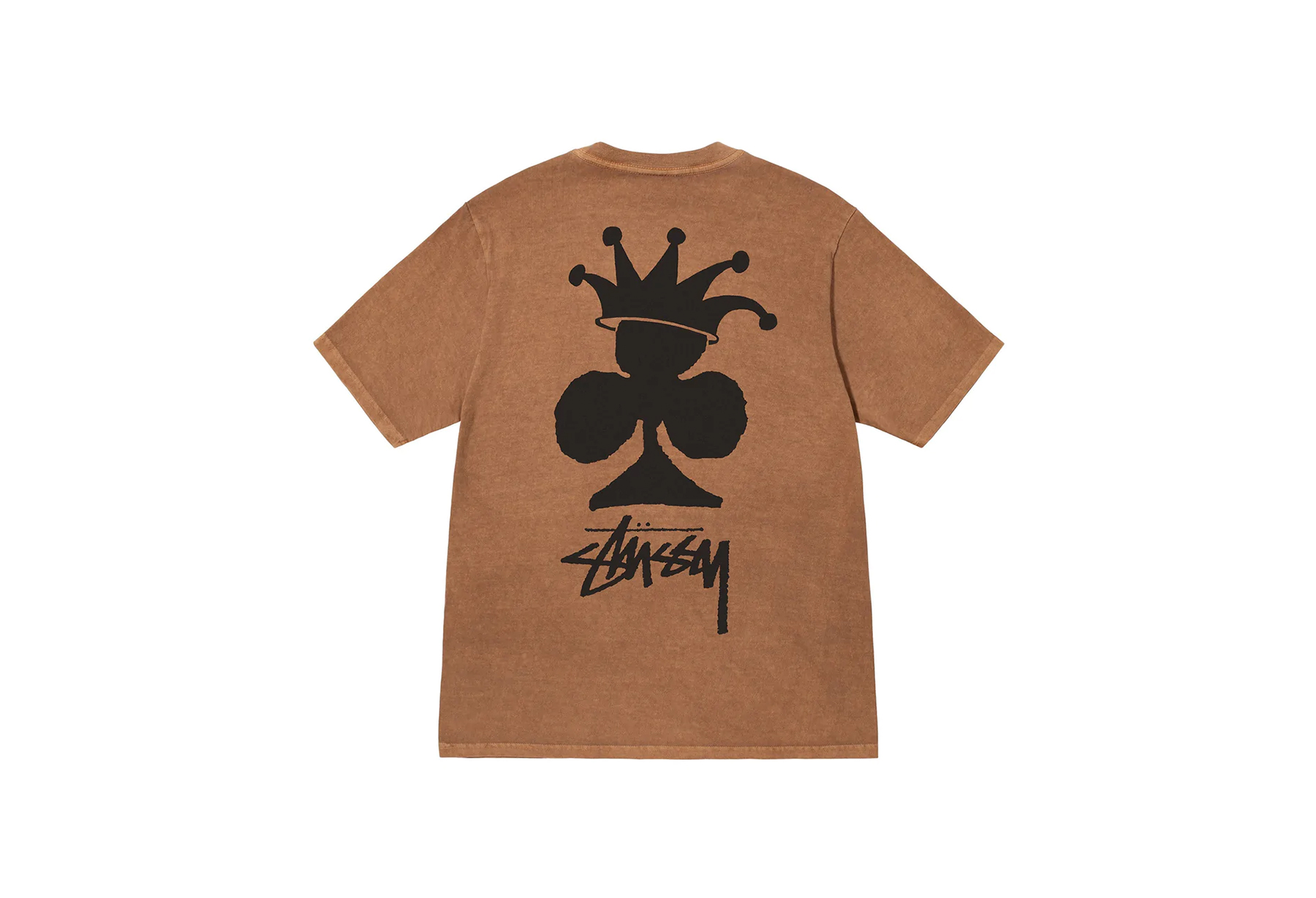 Stussy Club Crown Pigment Dyed Tee Brown (FW22) BROWN sneaker – authenticated on KLEKT