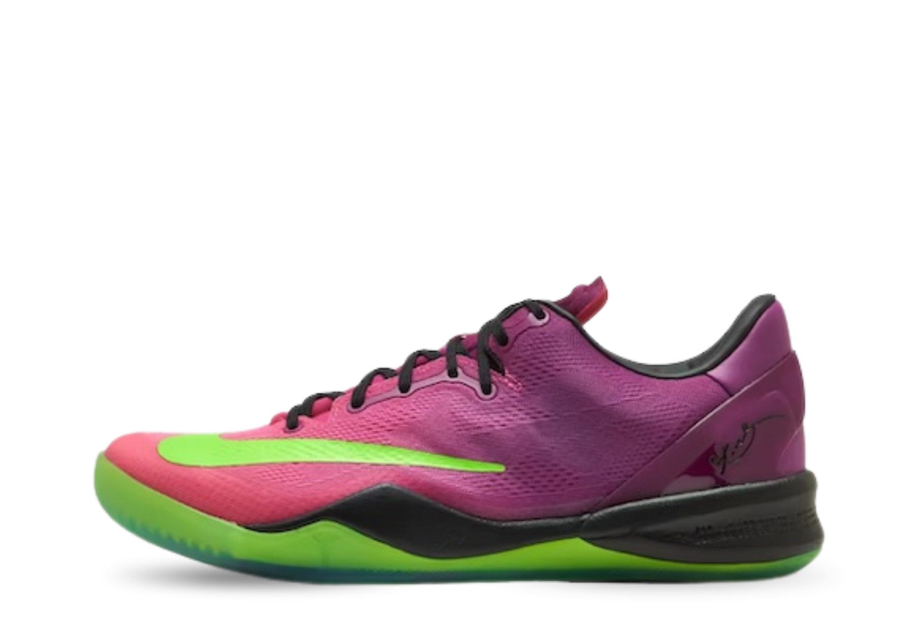 Nike Kobe 8 Protro 'Mambacurial' (2026) RED PLUM/ELECTRIC GREEN-PINK FLASH sneaker – authenticated on KLEKT