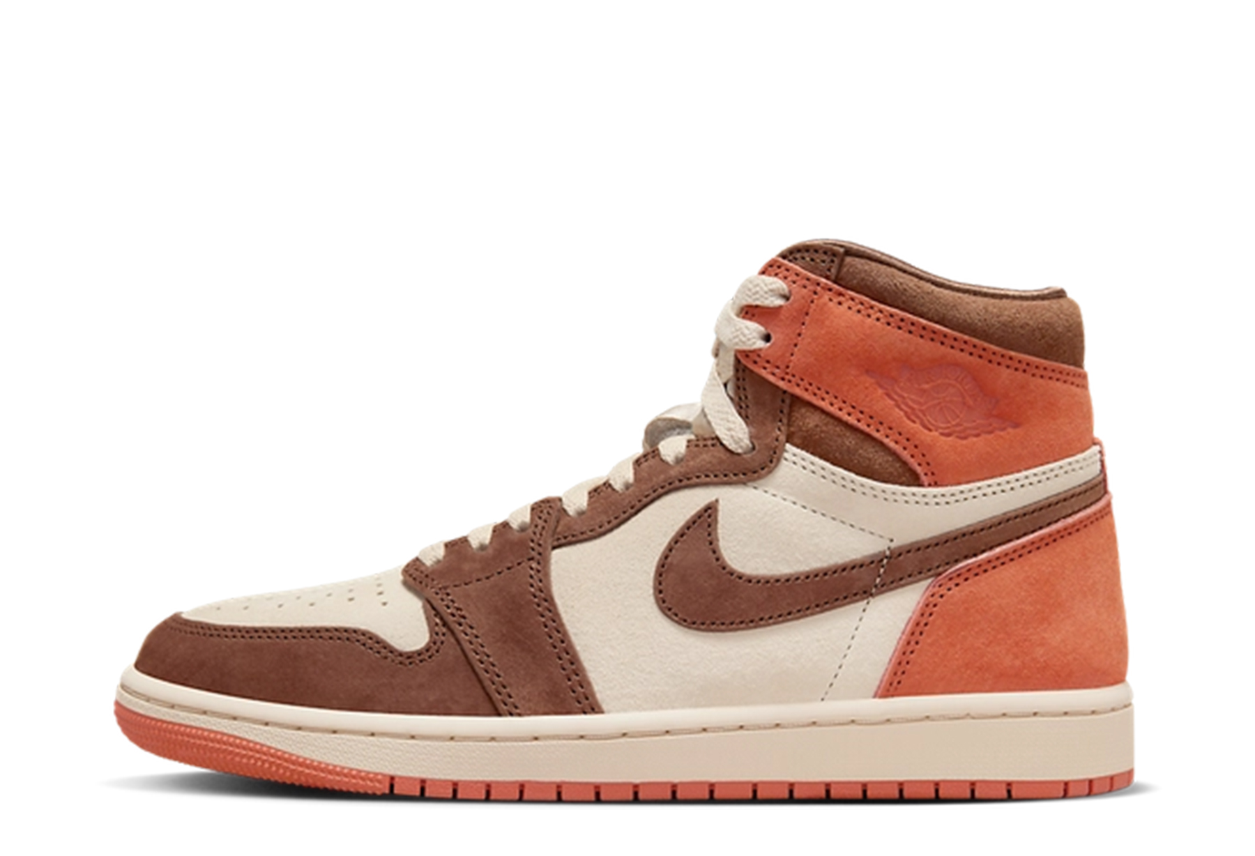 Air Jordan 1 Retro High OG WMNS 'Dusted Clay' (2024) Dusted Clay/Cacao Wow/Burnt Sunrise sneaker – authenticated on KLEKT