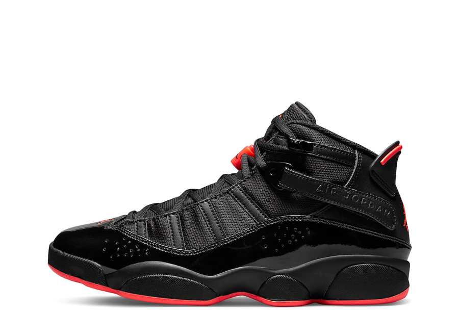 Air Jordan 6 Rings Black Infrared 23 (2022) Black/Infared sneaker – authenticated on KLEKT