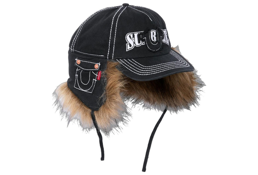 Supreme x True Religion Earflap 'Black' (FW25) – authenticated on KLEKT