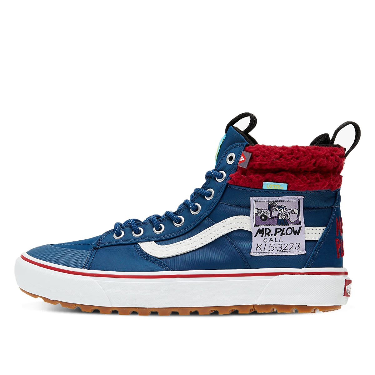 Vans Sk8-Hi MTE The Simpsons Mr. Plow 2.0 (2020) BLUE/WHITE-RED sneaker – authenticated on KLEKT