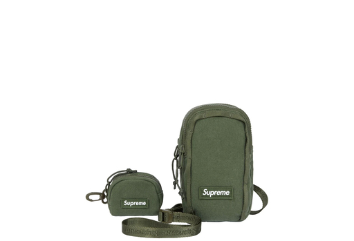 Supreme Camera Bag + Mini Pouch 'Olive' (SS25) – authenticated on KLEKT