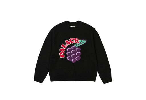 Palace Grape Knit 'Black' (FW24)