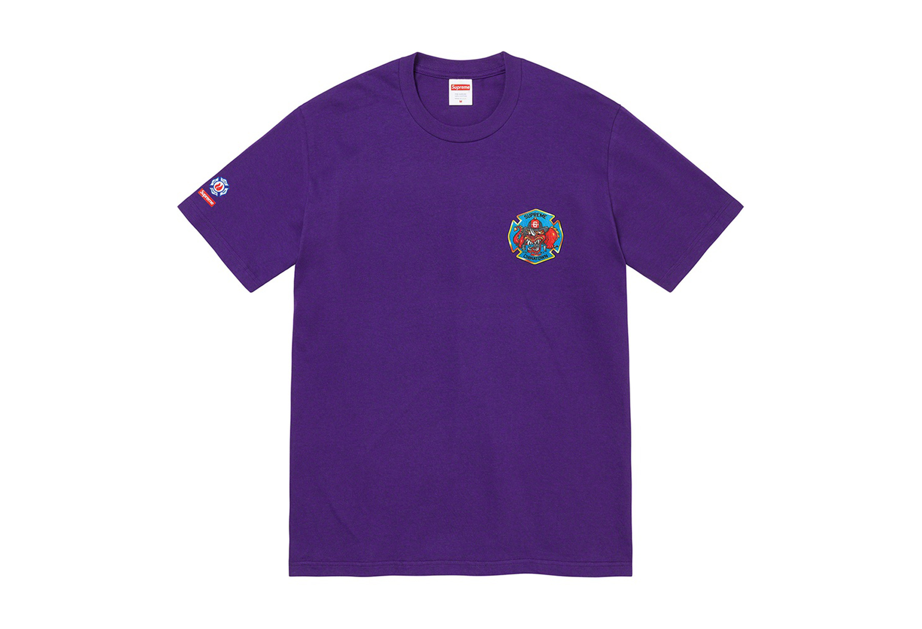 Supreme FDNY Engine 9 Tee Purple (FW22) PURPLE sneaker – authenticated on KLEKT
