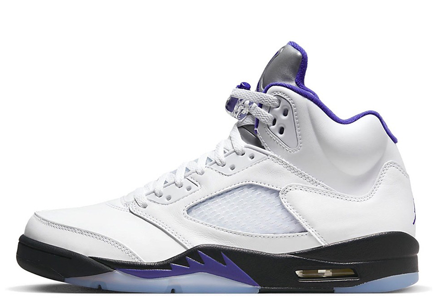 Air Jordan 5 Dark Concord (2022) White/Dark Concord/Black sneaker – authenticated on KLEKT