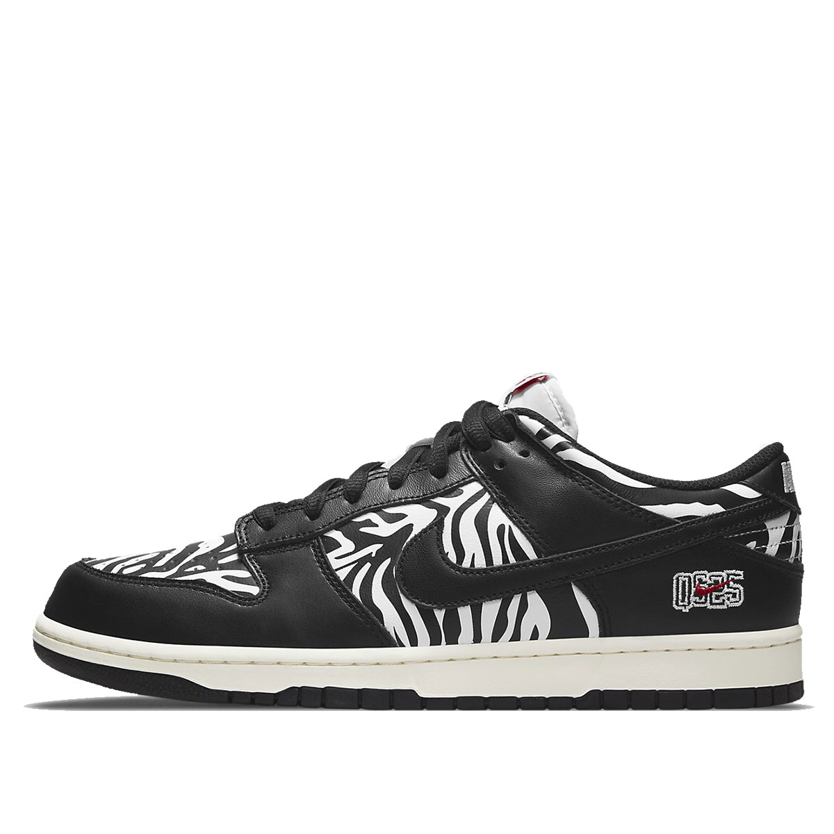 Nike SB Dunk Low Quartersnacks Zebra (2021) Black/White sneaker – authenticated on KLEKT