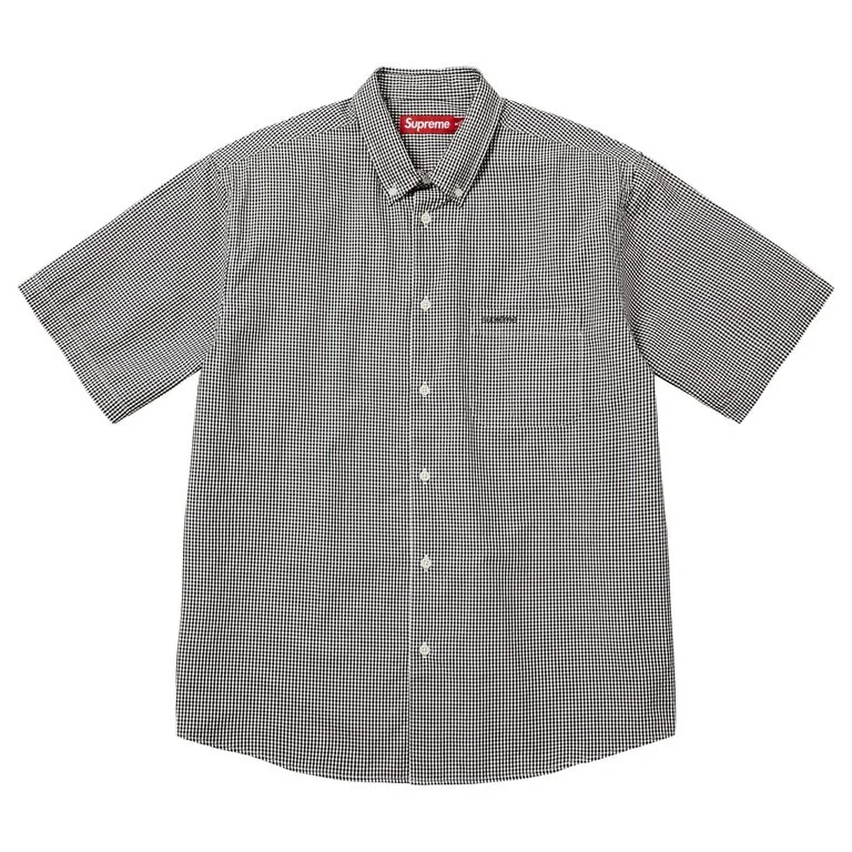Supreme Gingham S/S Shirt Black sneaker – authenticated on KLEKT