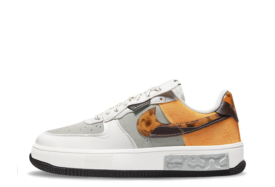 Nike Air Force 1 Fontanka White Orange (2022) white/orange/grey/tortoiseshell sneaker – authenticated on KLEKT