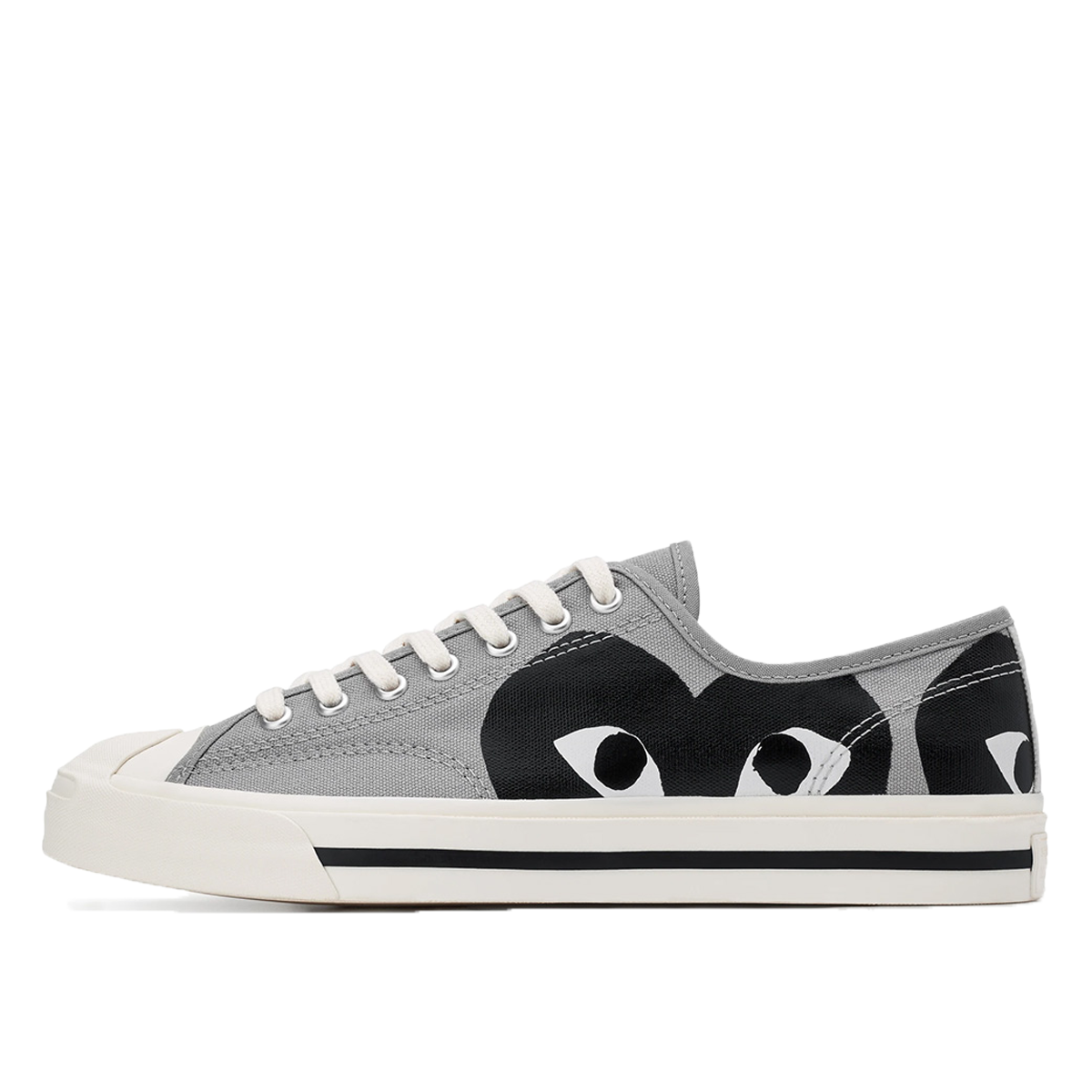 Converse Jack Purcell Comme Des Garcons PLAY Grey Black (2021) DRIZZLE/EGRET/BLACK sneaker – authenticated on KLEKT