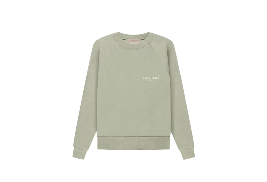 Fear Of God ESSENTIALS Crewneck Seafoam (SS22) SEAFOAM sneaker – authenticated on KLEKT