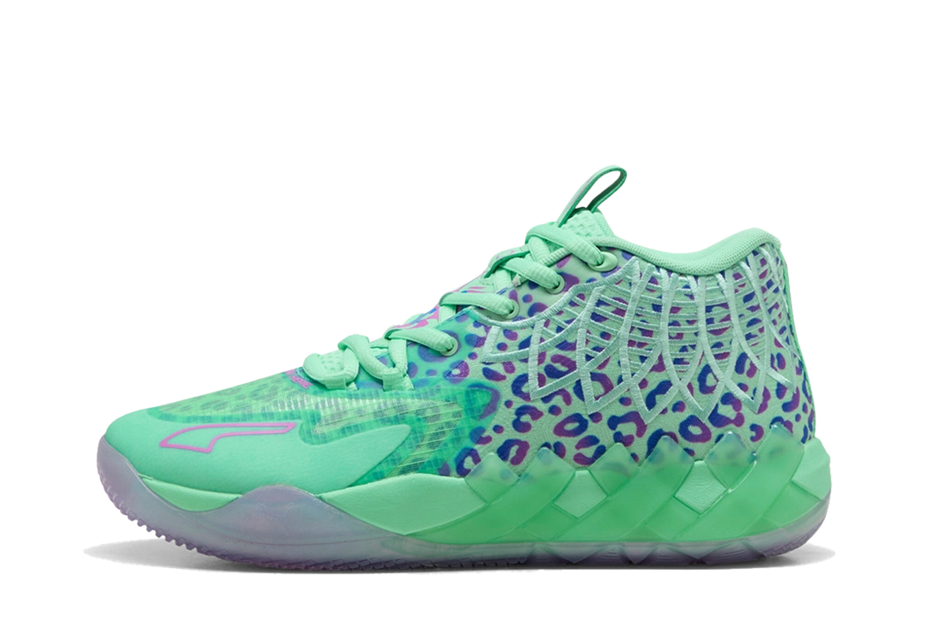 Puma MB.01 'Alien Safari' (2025) Green Glimmer/Pure Magenta/Hyperlink Blue sneaker – authenticated on KLEKT