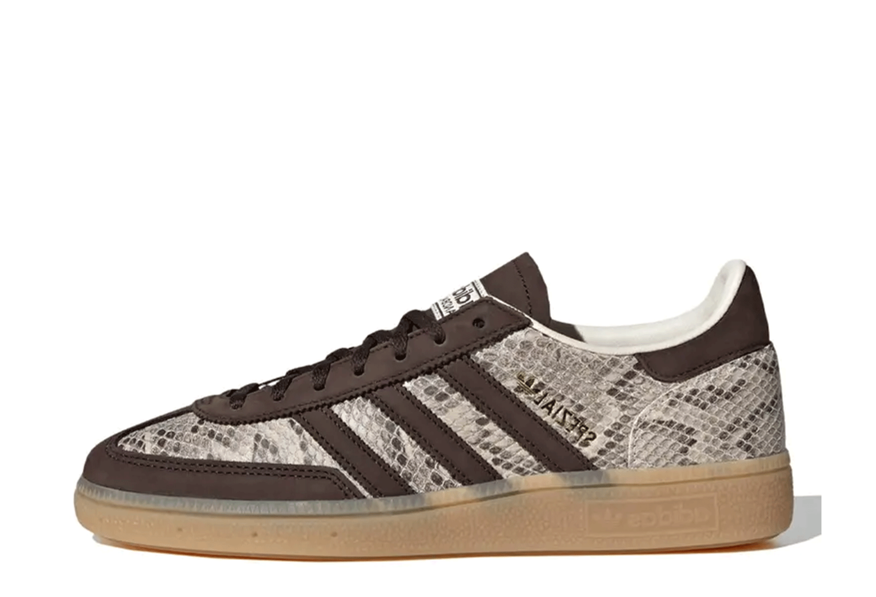 Adidas Handball Spezial 'White Brown Snakeskin' (2026) BROWN sneaker – authenticated on KLEKT