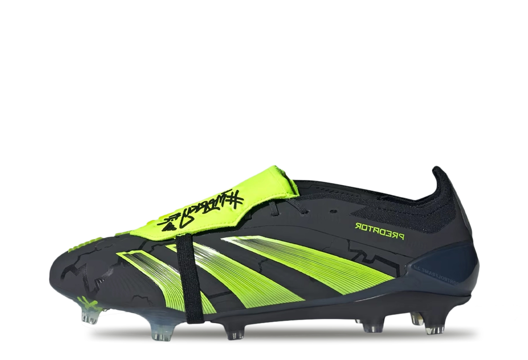 Adidas x #Merky FC Predator Elite 24+ 'Lucid Lemon' (2024) Core Black/Cloud White/Lucid Lemon sneaker – authenticated on KLEKT