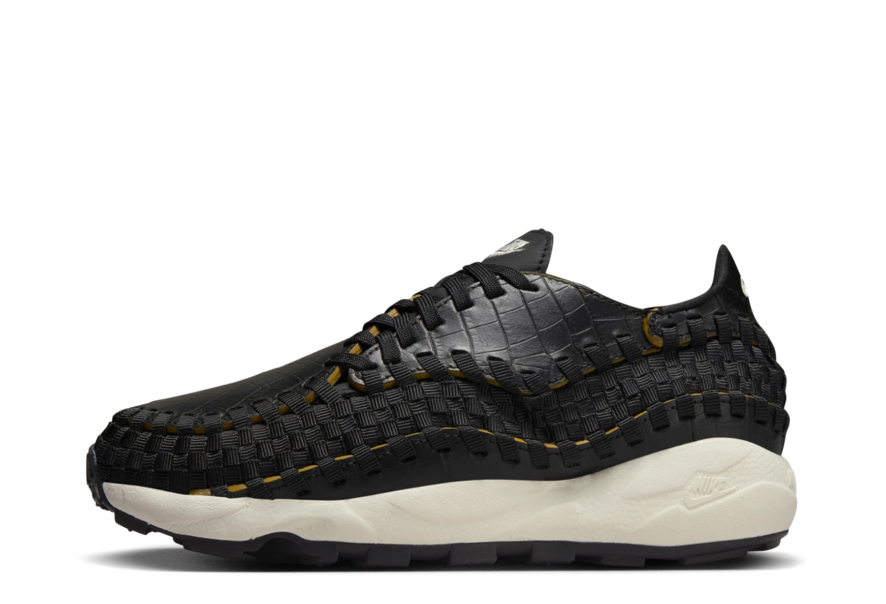 Nike Air Footscape Woven WMNS 'Black Croc' (2023) Black/Sail sneaker – authenticated on KLEKT
