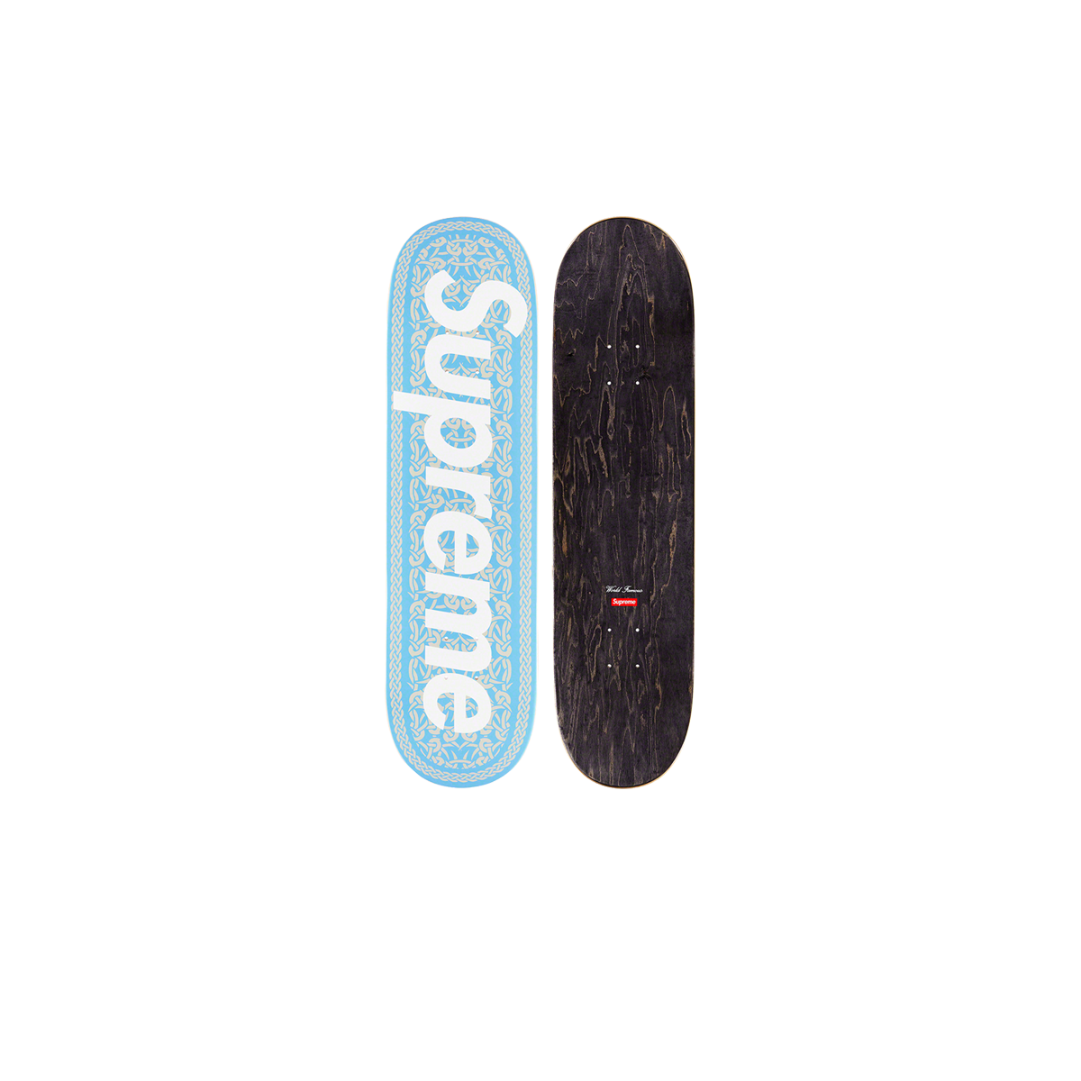 Supreme Celtic Knot Skateboard Light Blue - 8.25" x 32" (FW21) LIGHT BLUE sneaker – authenticated on KLEKT