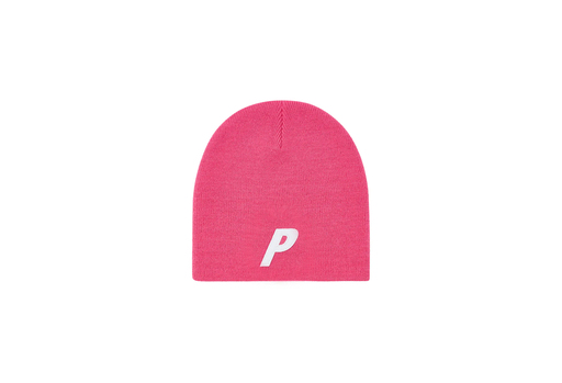 Palace P Nein Cuff Beanie 'Shock Pink' (FW24)