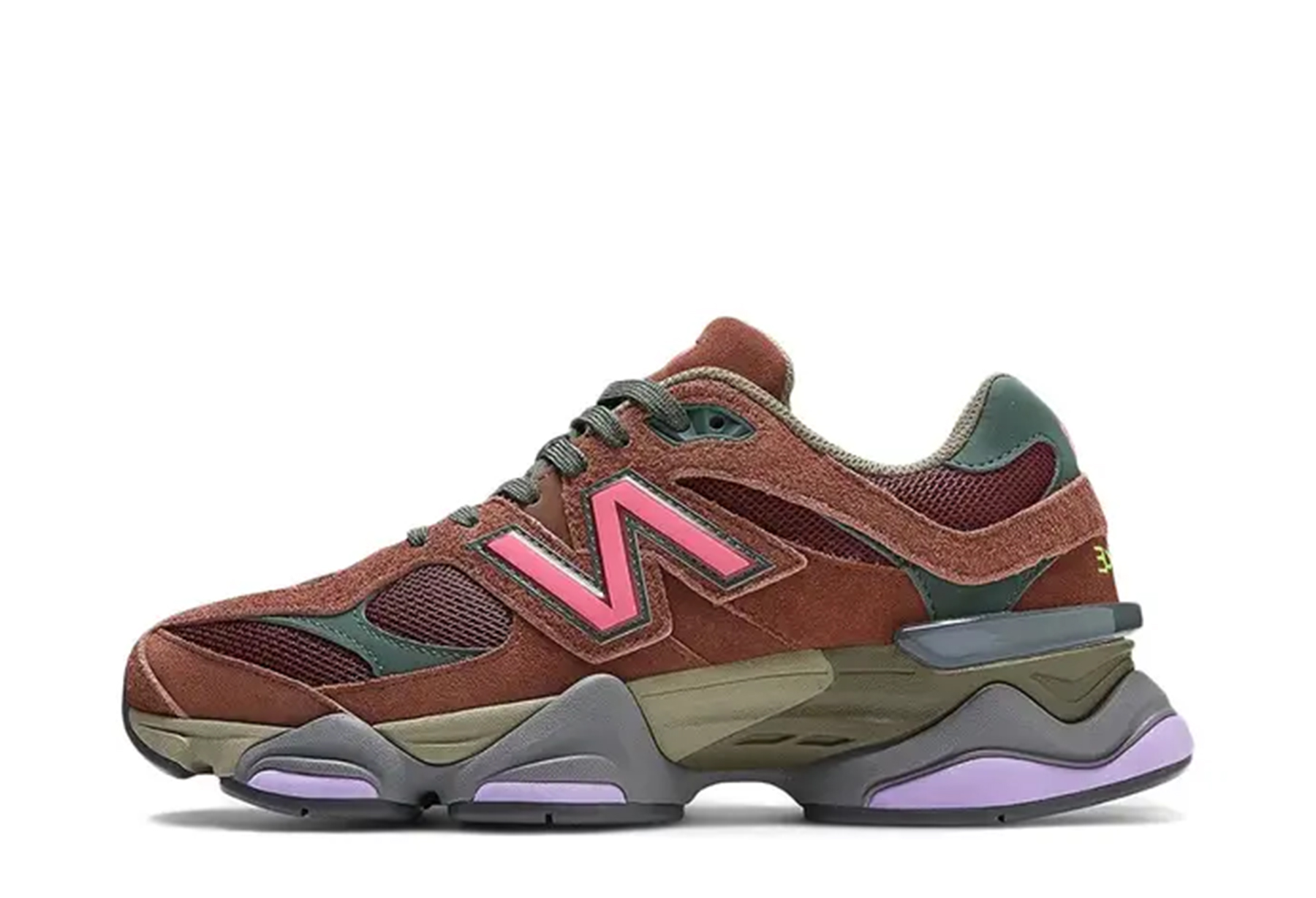 New Balance 9060 Burgundy (2022) Rich Oak/Burgundy-Hi-Pink sneaker – authenticated on KLEKT