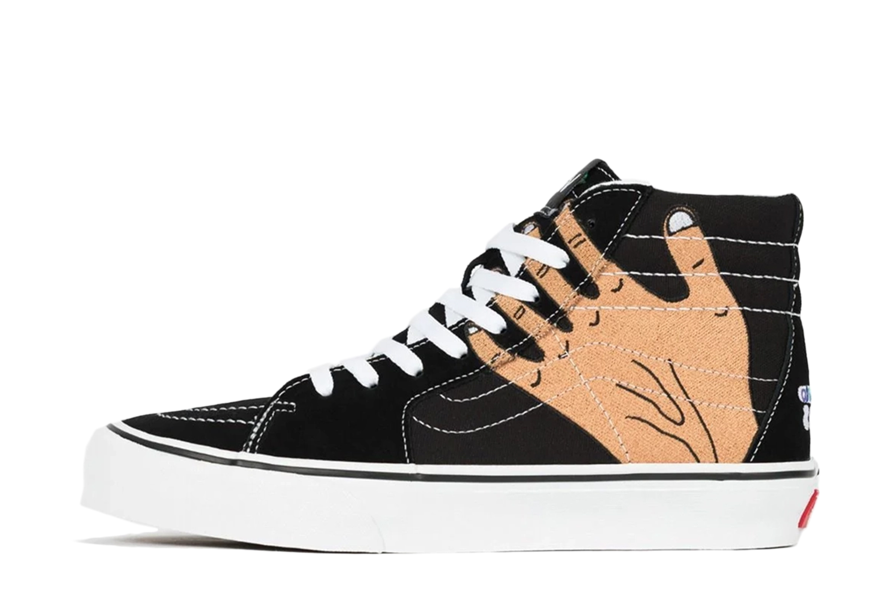 Vans Imran Potato x Vans Sk8-Hi 'Black' (2022) Black/White/Potato Hand sneaker – authenticated on KLEKT