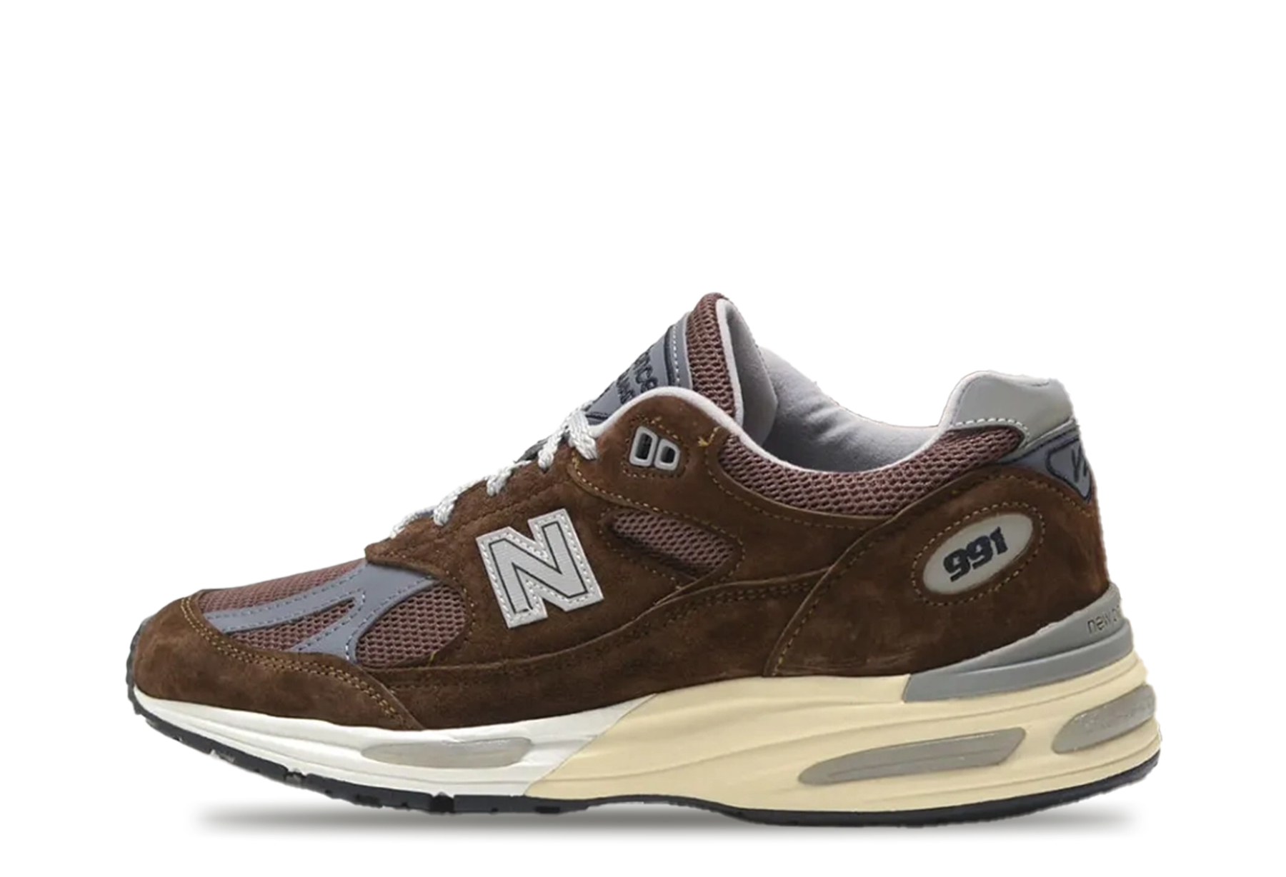New Balance 991v2 Made In UK 'Pinecone' (2024) Brown/Sail/Grey sneaker – authenticated on KLEKT
